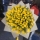 Buchet din 101 Lalele Galbene
