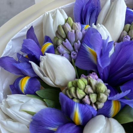 Buchet cu Lalele, Zambile si Irisi alt vedere product 4