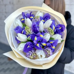 Buchet cu Lalele, Zambile si Irisi alt vedere product 5