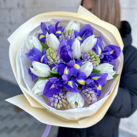 Buchet cu Lalele, Zambile si Irisi alt vedere product 5